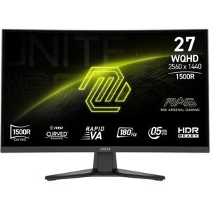 Monitor MSI MAG 275CQF E18 27" WQHD 180Hz VA HDR Ready - Publicité Monitor MSI MAG 275CQF E18 27" WQHD 180Hz VA HDR Ready - Publicité