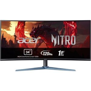 Écran PC Acer Nitro ED0 ED340CUJ0BMIIPX 34'' UltraWide Quad HD 120Hz VA Incurvé AdaptiveSync Haut-parleurs - Publicité Écran PC Acer Nitro ED0 ED340CUJ0BMIIPX 34'' UltraWide Quad HD 120Hz VA Incurvé AdaptiveSync Haut-parleurs - Publicité
