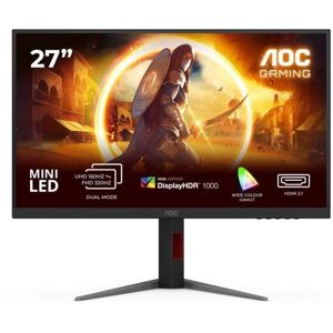 Écran PC AOC U27G4XM 27" Ultra HD 4K 160Hz Fast IPS MiniLED HDR1000 1ms - Publicité Écran PC AOC U27G4XM 27" Ultra HD 4K 160Hz Fast IPS MiniLED HDR1000 1ms - Publicité