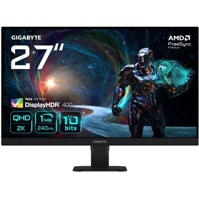 GIGABYTE GS27QXA LED display 68,6 cm (27") 2560 x 1440 pixels Quad HD Noir - Publicité GIGABYTE GS27QXA LED display 68,6 cm (27") 2560 x 1440 pixels Quad HD Noir - Publicité