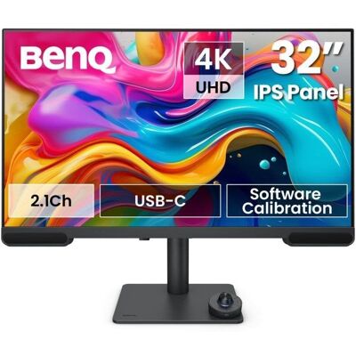 Écran PC BenQ PV3200U 32" Ultra HD 4K 60Hz IPS USB-C Audio 2.1 CalMAN - Publicité Écran PC BenQ PV3200U 32" Ultra HD 4K 60Hz IPS USB-C Audio 2.1 CalMAN - Publicité