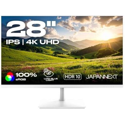 Écran PC JAPANNEXT JN-IPS2802UHDR-W 28" Ultra HD 4K 60Hz IPS HDR FreeSync G-Sync 5ms - Publicité Écran PC JAPANNEXT JN-IPS2802UHDR-W 28" Ultra HD 4K 60Hz IPS HDR FreeSync G-Sync 5ms - Publicité