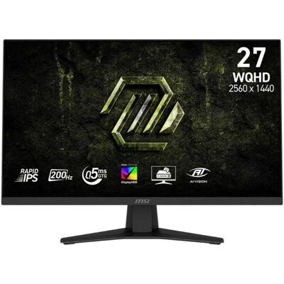 Écran PC MSI MAG 274QF E20 27" WQHD 200Hz IPS Plat DisplayHDR 400 0,5ms - Publicité Écran PC MSI MAG 274QF E20 27" WQHD 200Hz IPS Plat DisplayHDR 400 0,5ms - Publicité