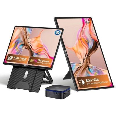 Écran PC Blackview Table 9 16" FullHD+ 60Hz IPS Haut-parleurs USB-C Support Magnétique - Publicité Écran PC Blackview Table 9 16" FullHD+ 60Hz IPS Haut-parleurs USB-C Support Magnétique - Publicité