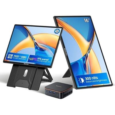Écran PC Blackview Table 9 16" Full HD+ 60Hz IPS USB-C Haut-parleurs Support 360° - Publicité Écran PC Blackview Table 9 16" Full HD+ 60Hz IPS USB-C Haut-parleurs Support 360° - Publicité