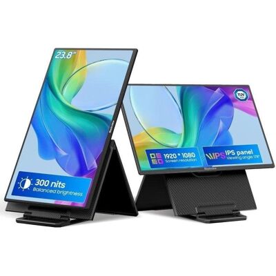 Écran PC Blackview Table 10 23,8" Full HD 100Hz IPS Haut-parleur BOX USB-C HDR - Publicité Écran PC Blackview Table 10 23,8" Full HD 100Hz IPS Haut-parleur BOX USB-C HDR - Publicité
