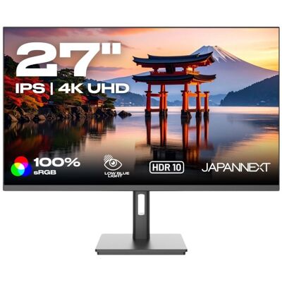 Écran PC JAPANNEXT JN-IPS2709UHDR 27" Ultra HD 4K 60Hz IPS HDR G-Sync FreeSync - Publicité Écran PC JAPANNEXT JN-IPS2709UHDR 27" Ultra HD 4K 60Hz IPS HDR G-Sync FreeSync - Publicité