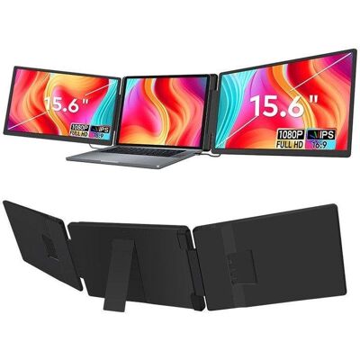 Ecran PC FOPO S10 15,6'' Full HD 60Hz IPS Double Ecran USB-C Mini HDMI Pliable - Publicité Ecran PC FOPO S10 15,6'' Full HD 60Hz IPS Double Ecran USB-C Mini HDMI Pliable - Publicité