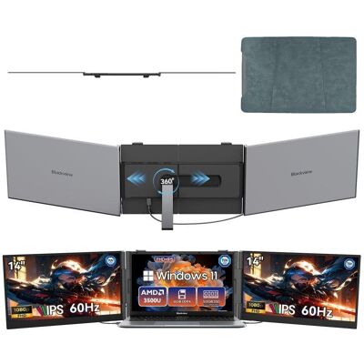 Écran PC Blackview DCM6 Pro 14" IPS Full HD 60Hz Ultra Fin Haut-parleur USB-C Léger - Publicité Écran PC Blackview DCM6 Pro 14" IPS Full HD 60Hz Ultra Fin Haut-parleur USB-C Léger - Publicité