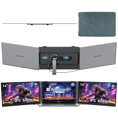 Écran PC Blackview DCM6 Pro 14" Full HD IPS 60Hz Ultra fin Haut-parleur USB-C Certifié TÜV - Publicité Écran PC Blackview DCM6 Pro 14" Full HD IPS 60Hz Ultra fin Haut-parleur USB-C Certifié TÜV - Publicité