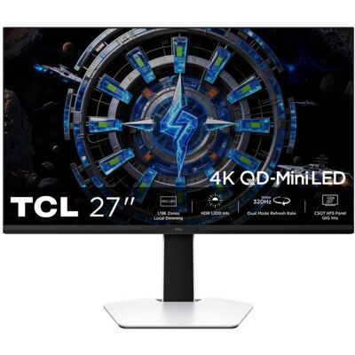 Écran PC TCL C2 27C2A 27" UltraHD 4K 160Hz QLED IPS HDR1000 FreeSync Hauteur réglable 1ms - Publicité Écran PC TCL C2 27C2A 27" UltraHD 4K 160Hz QLED IPS HDR1000 FreeSync Hauteur réglable 1ms - Publicité