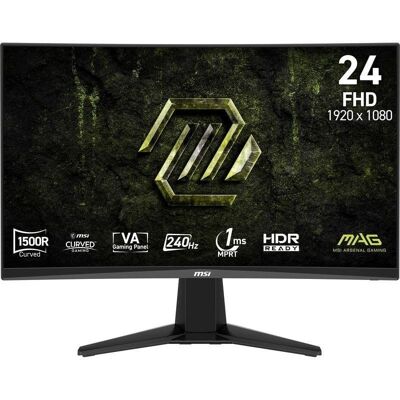 Écran PC MSI MAG 245C X24 23,6" Full HD 240Hz VA Courbe HDR10 1ms - Publicité Écran PC MSI MAG 245C X24 23,6" Full HD 240Hz VA Courbe HDR10 1ms - Publicité