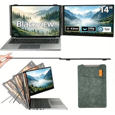 Écran PC Blackview SCM6 14" Full HD 60Hz IPS USB-C Protection Oculaire TÜV - Publicité Écran PC Blackview SCM6 14" Full HD 60Hz IPS USB-C Protection Oculaire TÜV - Publicité