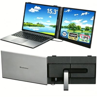 Écran PC Blackview SCM8 15.3" Full HD+ 60Hz IPS USB-C 100% sRGB TÜV - Publicité Écran PC Blackview SCM8 15.3" Full HD+ 60Hz IPS USB-C 100% sRGB TÜV - Publicité