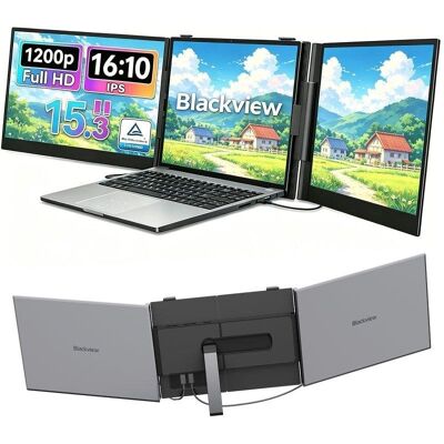 Écran PC Blackview DCM8 15,3" WUXGA 60Hz IPS USB-C Anti-Lumière Bleue 1ms - Publicité Écran PC Blackview DCM8 15,3" WUXGA 60Hz IPS USB-C Anti-Lumière Bleue 1ms - Publicité