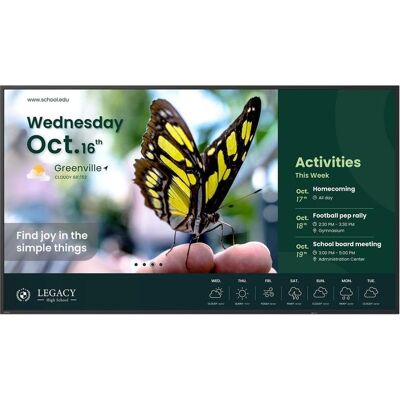 Écran PC BenQ ST5504 55" UltraHD 4K ADS LCD Haut-parleurs VESA Android - Publicité Écran PC BenQ ST5504 55" UltraHD 4K ADS LCD Haut-parleurs VESA Android - Publicité