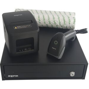 Imprimante thermique USB Approx appPOSPACK3380USB-2D, découpe automatique, POS 2D complet - Publicité Imprimante thermique USB Approx appPOSPACK3380USB-2D, découpe automatique, POS 2D complet - Publicité