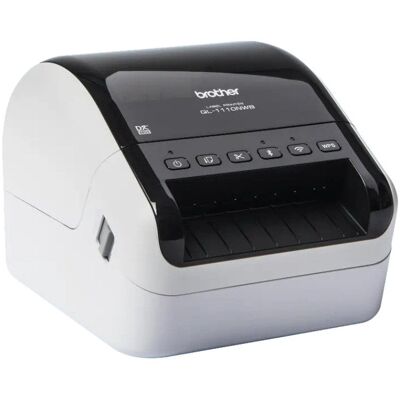 Brother QL-1110NWBC imprimante pour étiquettes Thermique directe 300 x 300 DPI 110 mm/sec Avec fil &sans fil DK Wifi Bluetooth - Publicité Brother QL-1110NWBC imprimante pour étiquettes Thermique directe 300 x 300 DPI 110 mm/sec Avec fil &sans fil DK Wifi Bluetooth - Publicité