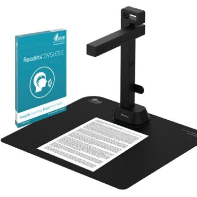 Escáner IRIScan Desk 6 Pro Dyslexic 32 MP A3 USB CMOS Noir - Publicité Escáner IRIScan Desk 6 Pro Dyslexic 32 MP A3 USB CMOS Noir - Publicité