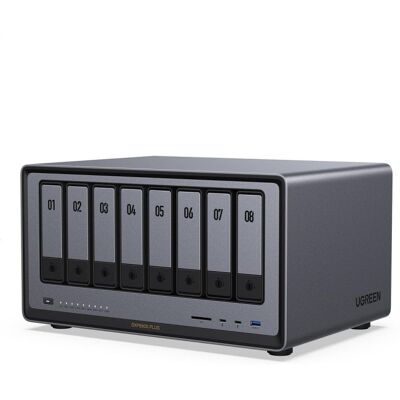 NAS UGREEN NASync DXP8800Plus Intel i5/8GB DDR5/128GB SSD/208TB de stockage - Publicité NAS UGREEN NASync DXP8800Plus Intel i5/8GB DDR5/128GB SSD/208TB de stockage - Publicité