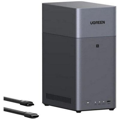 Disque dur NAS externe Ugreen 60 To USB 3.2 RAID DH2300 Ultra HD 4K 2 baies - Publicité Disque dur NAS externe Ugreen 60 To USB 3.2 RAID DH2300 Ultra HD 4K 2 baies - Publicité