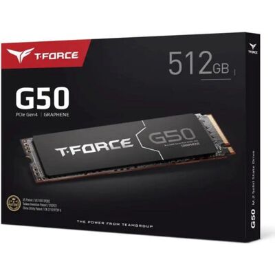 team-group Disque Dur Team Group T-FORCE G50 512GB SSD M.2 PCIe 4.0 5000MB/s Heatsink - Publicité team-group Disque Dur Team Group T-FORCE G50 512GB SSD M.2 PCIe 4.0 5000MB/s Heatsink - Publicité