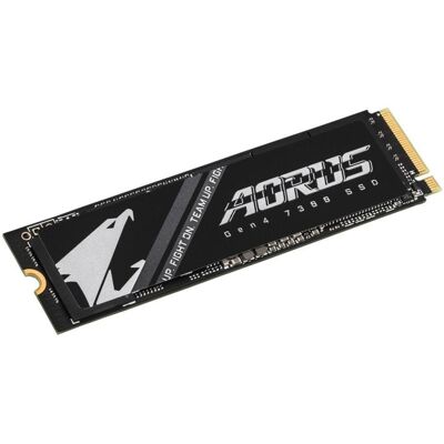 Disque Dur GIGABYTE AORUS Gen4 7300 1TB M.2 NVMe 7300MB/s Cache DDR4 - Publicité Disque Dur GIGABYTE AORUS Gen4 7300 1TB M.2 NVMe 7300MB/s Cache DDR4 - Publicité