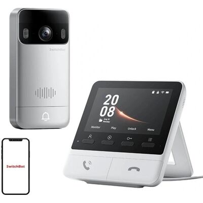 Interphone vidéo WiFi SwitchBot W6702001 Écran 4,3" 2K 165° Vision nocturne Commande vocale - Publicité Interphone vidéo WiFi SwitchBot W6702001 Écran 4,3" 2K 165° Vision nocturne Commande vocale - Publicité