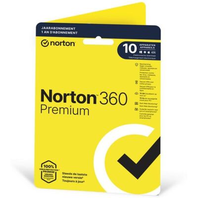 Symantec Logiciel Norton 360 Premium 1 licence 10 appareils DVD - Publicité Symantec Logiciel Norton 360 Premium 1 licence 10 appareils DVD - Publicité