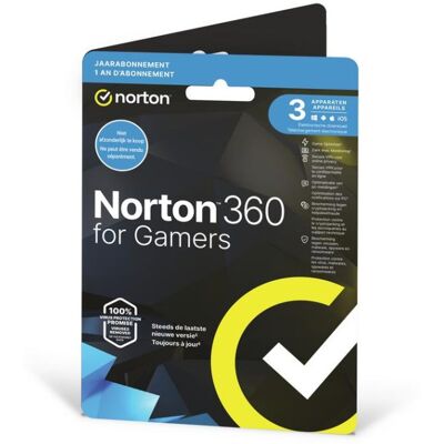 Symantec Logiciel Norton 360 for Gamers 1 licence 3 appareils 50GB Cloud DVD - Publicité Symantec Logiciel Norton 360 for Gamers 1 licence 3 appareils 50GB Cloud DVD - Publicité