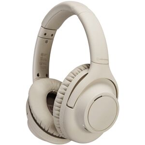 Casque Bluetooth hybride numérique à réduction de bruit Audio-Technica ATH-S300BT Beige - Publicité Casque Bluetooth hybride numérique à réduction de bruit Audio-Technica ATH-S300BT Beige - Publicité