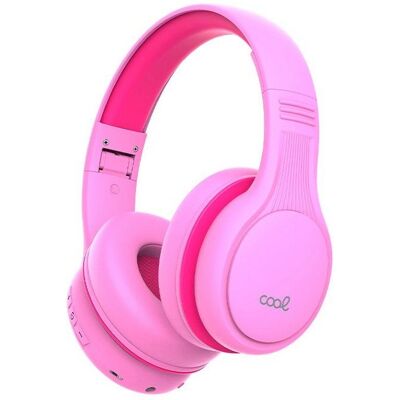 Casques stéréo cool - Rose - Publicité Casques stéréo cool - Rose - Publicité