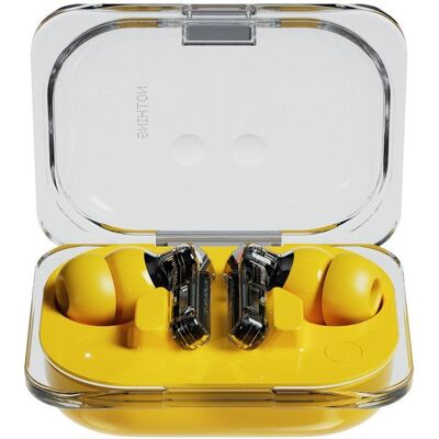Nothing Ear (a) Casque True Wireless Stereo (TWS) Ecouteurs Appels/Musique USB Type-C Bluetooth Transparent, Jaune - Publicité Nothing Ear (a) Casque True Wireless Stereo (TWS) Ecouteurs Appels/Musique USB Type-C Bluetooth Transparent, Jaune - Publicité