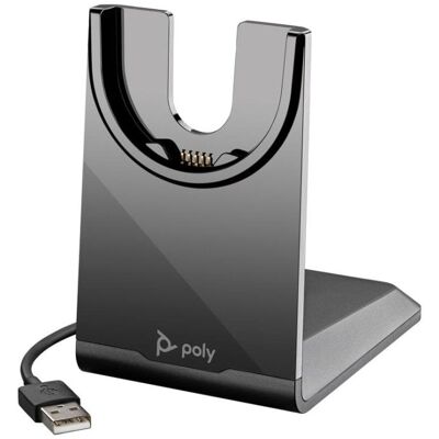 Station de charge Poly Voyager USB-A pour casque, support de recharge noir - Publicité Station de charge Poly Voyager USB-A pour casque, support de recharge noir - Publicité