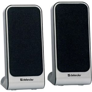 Haut-parleurs Defender 2.0 Filaire 4 W USB et jack noir pour bureau - Publicité Haut-parleurs Defender 2.0 Filaire 4 W USB et jack noir pour bureau - Publicité