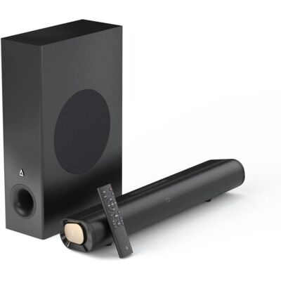 Barra de Sonido Creative Stage Pro 2.1 160W Bluetooth HDMI ARC Subwoofer Noir Dolby Audio - Publicité Barra de Sonido Creative Stage Pro 2.1 160W Bluetooth HDMI ARC Subwoofer Noir Dolby Audio - Publicité
