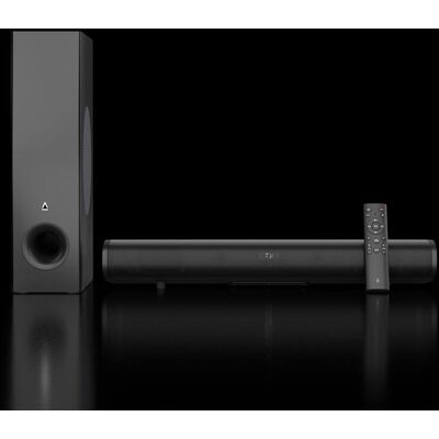 Barra de Sonido Creative Stage Pro 2.1 160W Bluetooth HDMI ARC Subwoofer Noir Dolby Audio - Publicité Barra de Sonido Creative Stage Pro 2.1 160W Bluetooth HDMI ARC Subwoofer Noir Dolby Audio - Publicité