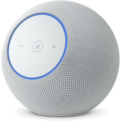 Altavoces AMAZON intelligents sans fil avec Alexa Dolby Atmos blancs - Publicité Altavoces AMAZON intelligents sans fil avec Alexa Dolby Atmos blancs - Publicité