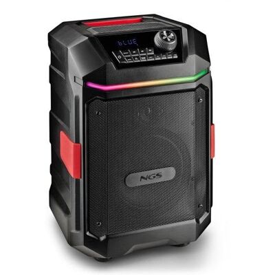 Enceinte NGS Wildbashcompact Bluetooth 5.4 40W RMS TWS LED RGB IPX6 - Publicité Enceinte NGS Wildbashcompact Bluetooth 5.4 40W RMS TWS LED RGB IPX6 - Publicité