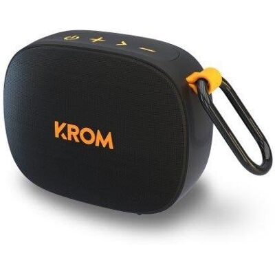 Krom - Groovy - Noir - 5 W - Haut-parleur portable - Publicité Krom - Groovy - Noir - 5 W - Haut-parleur portable - Publicité
