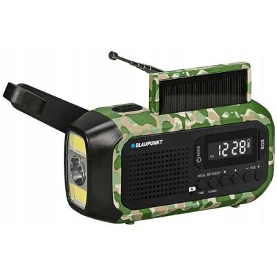 Radio portable Blaupunkt ER20GC AM/FM avec lampe LED et 2000 mAh - Publicité Radio portable Blaupunkt ER20GC AM/FM avec lampe LED et 2000 mAh - Publicité