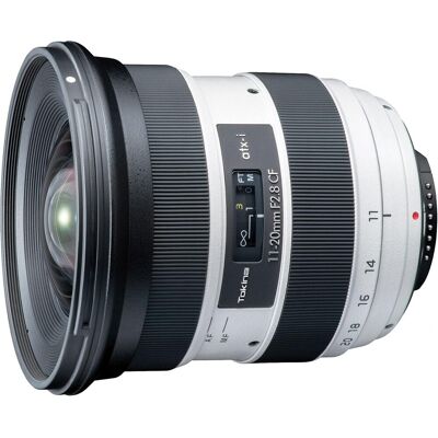 Objectif zoom grand-angle blanc Tokina pour Nikon F - Zoom F2.8 - Publicité Objectif zoom grand-angle blanc Tokina pour Nikon F - Zoom F2.8 - Publicité