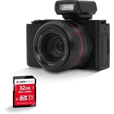 Cámara Compacta Agfaphoto Realimove MC3X 4K WiFi Vision Nocturne Ecran Rotatif - Publicité Cámara Compacta Agfaphoto Realimove MC3X 4K WiFi Vision Nocturne Ecran Rotatif - Publicité