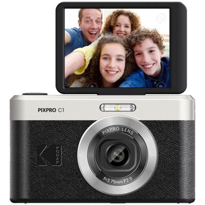 Cámara Digital Compacta Kodak PIXPRO C1 13 MP 4x Zoom Digital Sensor CMOS Full HD - Publicité Cámara Digital Compacta Kodak PIXPRO C1 13 MP 4x Zoom Digital Sensor CMOS Full HD - Publicité