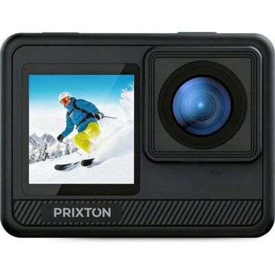 Caméra Sportive Prixton DV830 5K WiFi Double Écran UltraWide Stabilisation Avancée - Publicité Caméra Sportive Prixton DV830 5K WiFi Double Écran UltraWide Stabilisation Avancée - Publicité