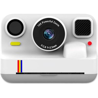 Cámara Instantánea Prixton Click&Go Flash 48MP Zoom 16X Jeux Écran 2,4" Blanc - Publicité Cámara Instantánea Prixton Click&Go Flash 48MP Zoom 16X Jeux Écran 2,4" Blanc - Publicité