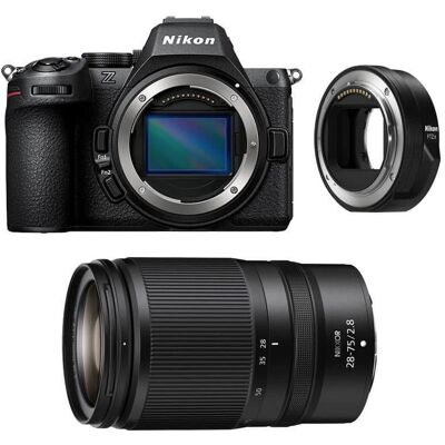 Appareil photo Mirrorless Nikon Z5 II 24.5MP 28-75mm F2.8 Full-Frame WiFi Bluetooth - Publicité Appareil photo Mirrorless Nikon Z5 II 24.5MP 28-75mm F2.8 Full-Frame WiFi Bluetooth - Publicité