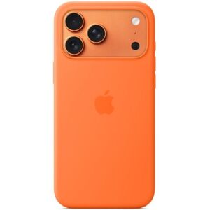 Apple Coque silicone MagSafe Orange pour iPhone 17 Pro Max (microfibre, 45 % silicone recyclé) - Publicité Apple Coque silicone MagSafe Orange pour iPhone 17 Pro Max (microfibre, 45 % silicone recyclé) - Publicité