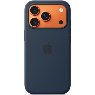 Coque silicone MagSafe Apple Midnight pour iPhone 17 Pro 6,3" Microfibre/Silicone/45% recyclé/Bleu foncé - Publicité Coque silicone MagSafe Apple Midnight pour iPhone 17 Pro 6,3" Microfibre/Silicone/45% recyclé/Bleu foncé - Publicité