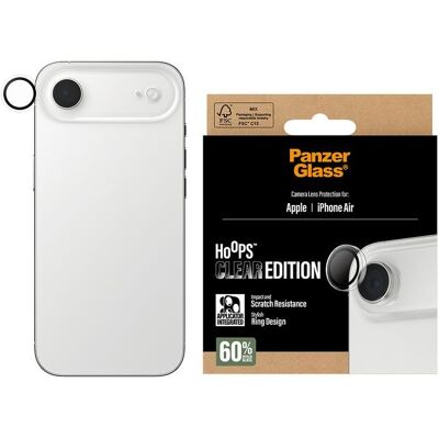 Protector de caméra PanzerGlass Hoops pour iPhone Air transparent - Publicité Protector de caméra PanzerGlass Hoops pour iPhone Air transparent - Publicité